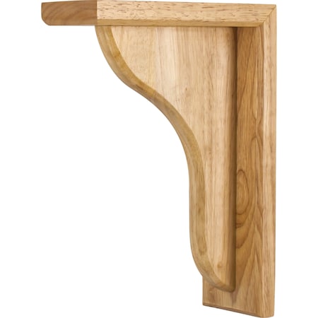 3 Wx7-5/8Dx10-1/2H Hard Maple Beveled Bar Corbel